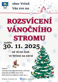 Rozsvícení vánočního stromečku 2025